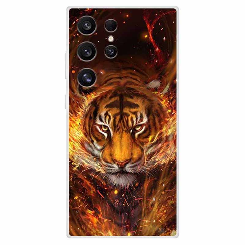 For Samsung Galaxy S24 Ultra Case Slim TPU Aesthetics Pattern Printed Phone Cover