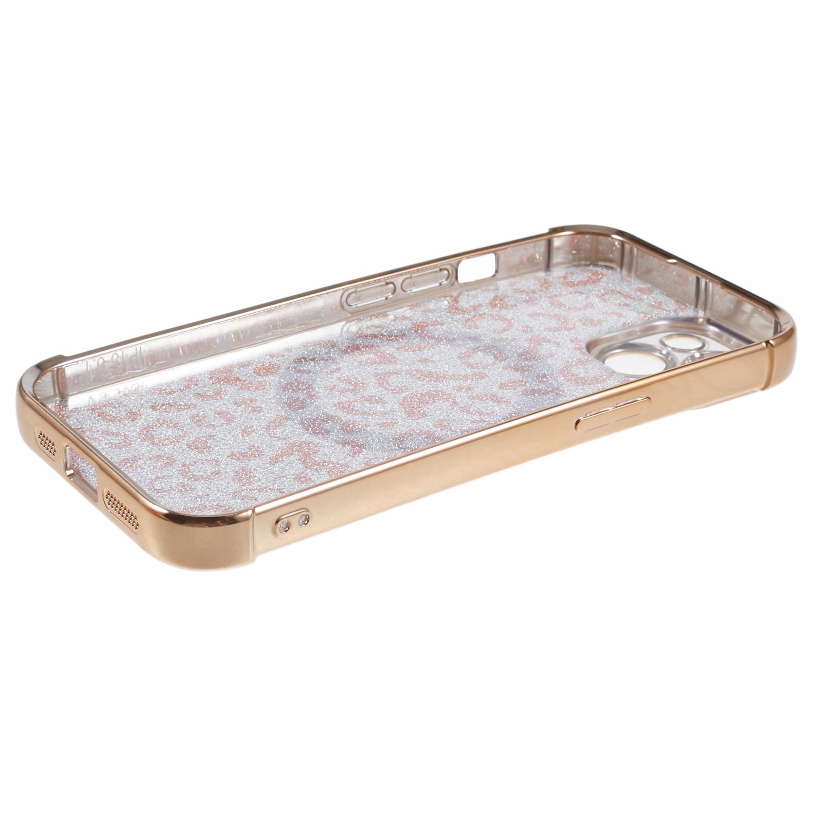 HRF Series for iPhone 13 Magnetic Case Leopard Phone TPU Cover Electroplating Edge