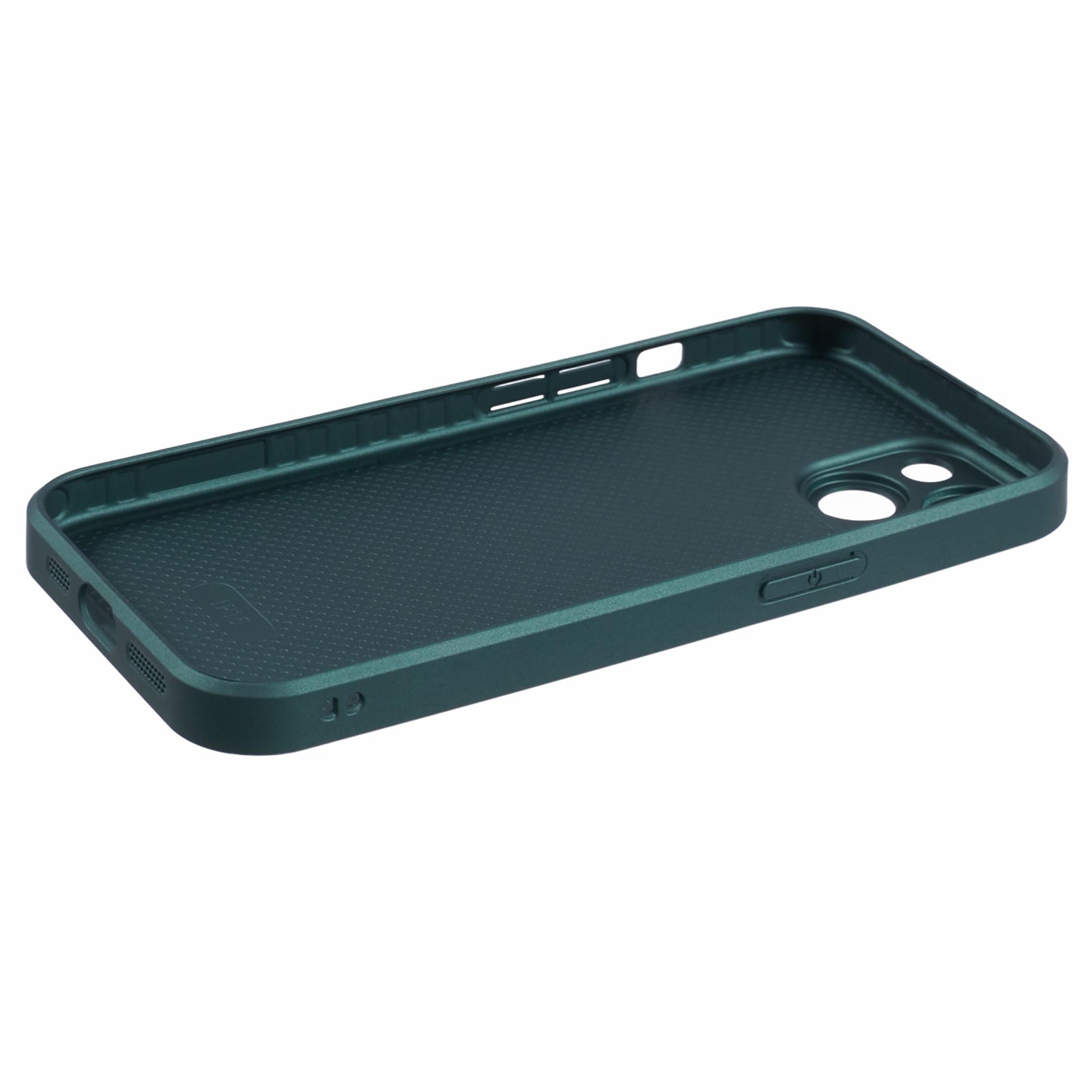 KYW Series for iPhone 14 Floral Pattern Case TPU Frame Tempered Glass+PC Back Protective Cover