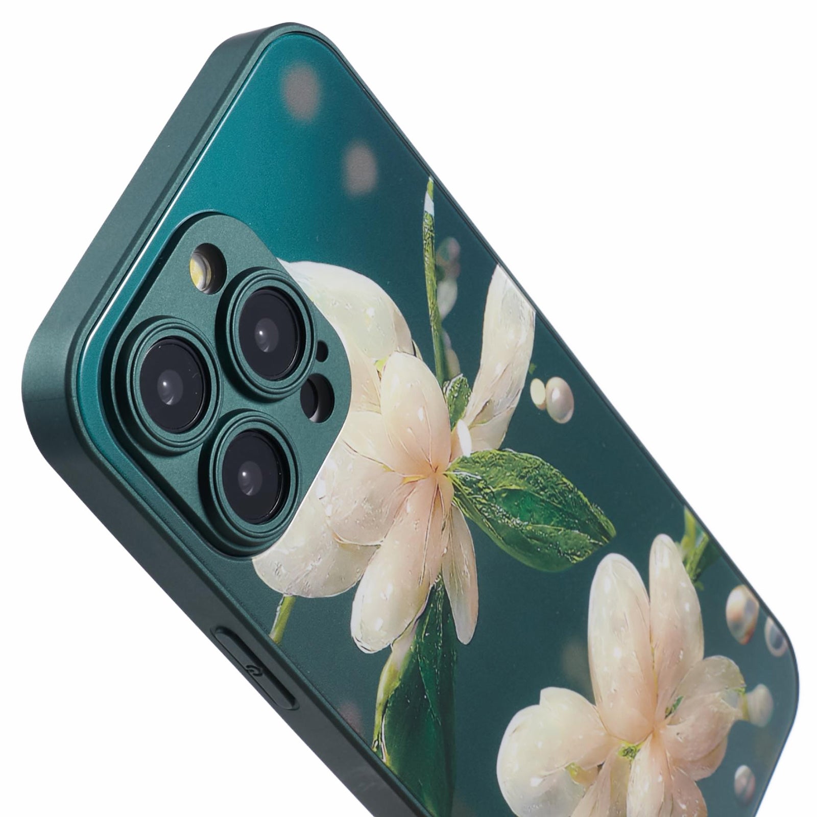 KYW Series for iPhone 12 Pro Back Cover Tempered Glass+PC Back TPU Frame Printed Phone Case