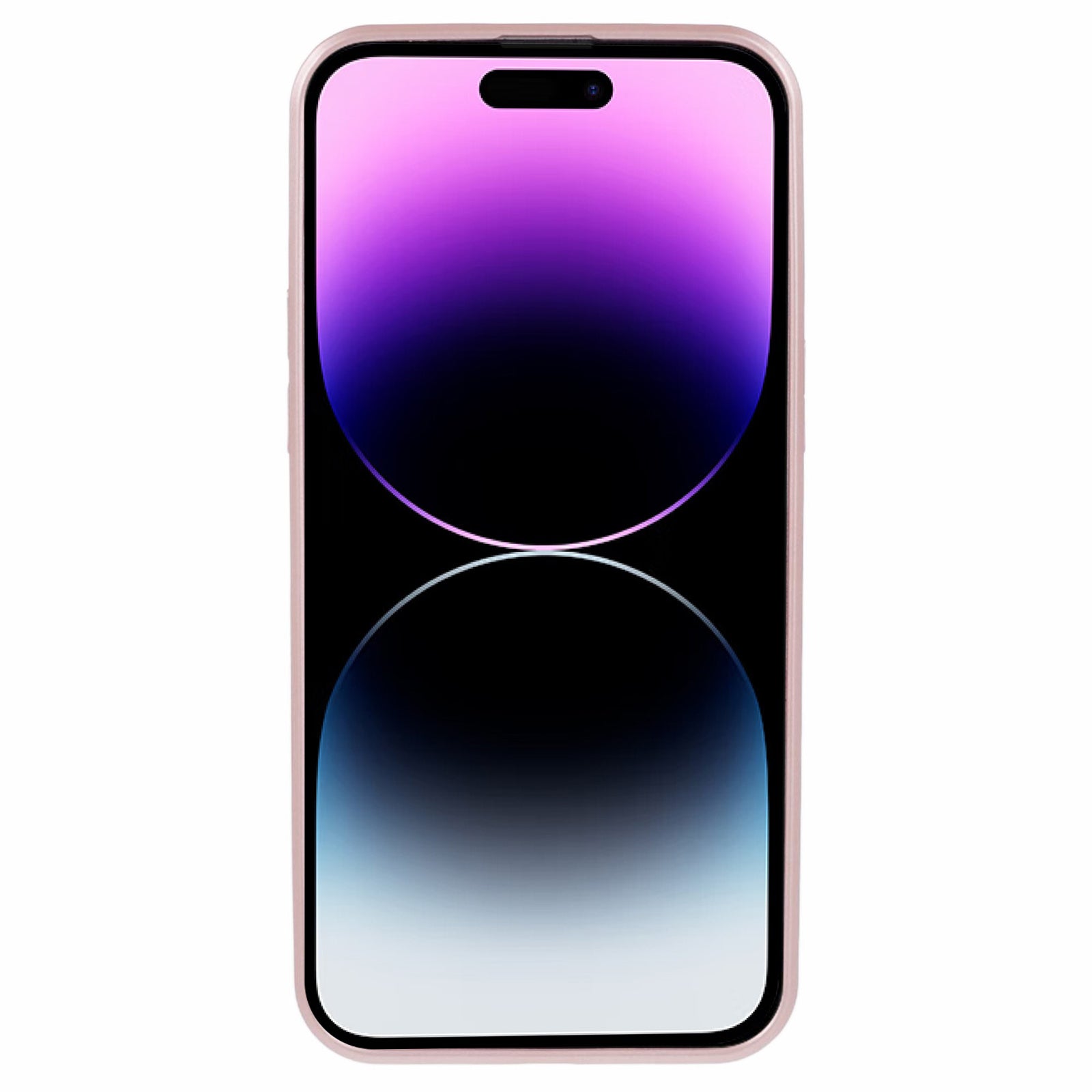 KYW Series for iPhone 14 Pro Floral Case Tempered Glass+PC Back TPU Edges Protection Phone Cover