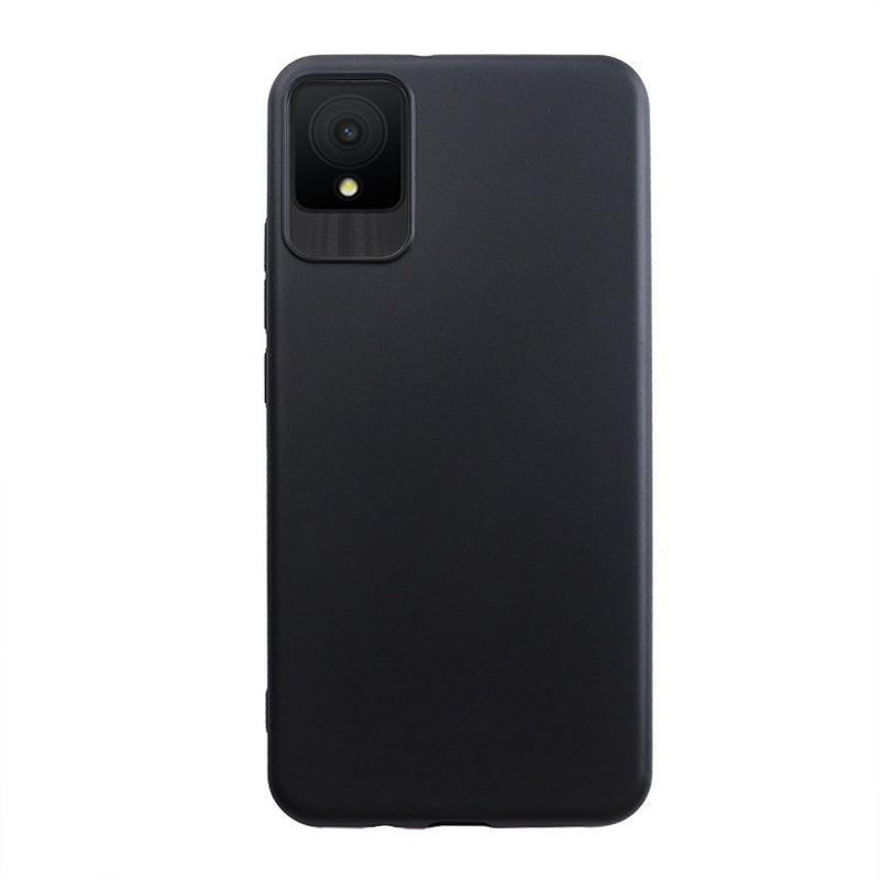 For TCL 502 TPU Case Matte Finish Anti-scratch Phone Cover (Big Rear Lens Hole)