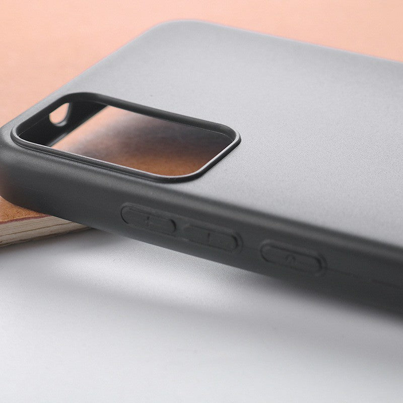 For TCL 502 TPU Case Matte Finish Anti-scratch Phone Cover (Big Rear Lens Hole)