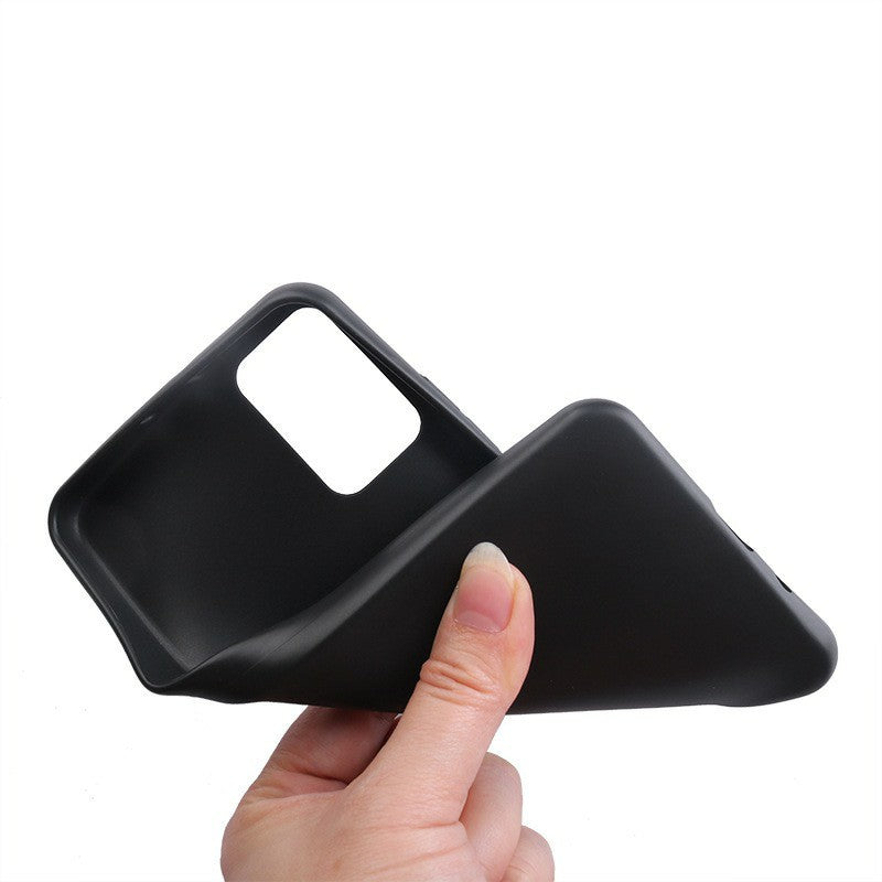 For TCL 502 TPU Case Matte Finish Anti-scratch Phone Cover (Big Rear Lens Hole)