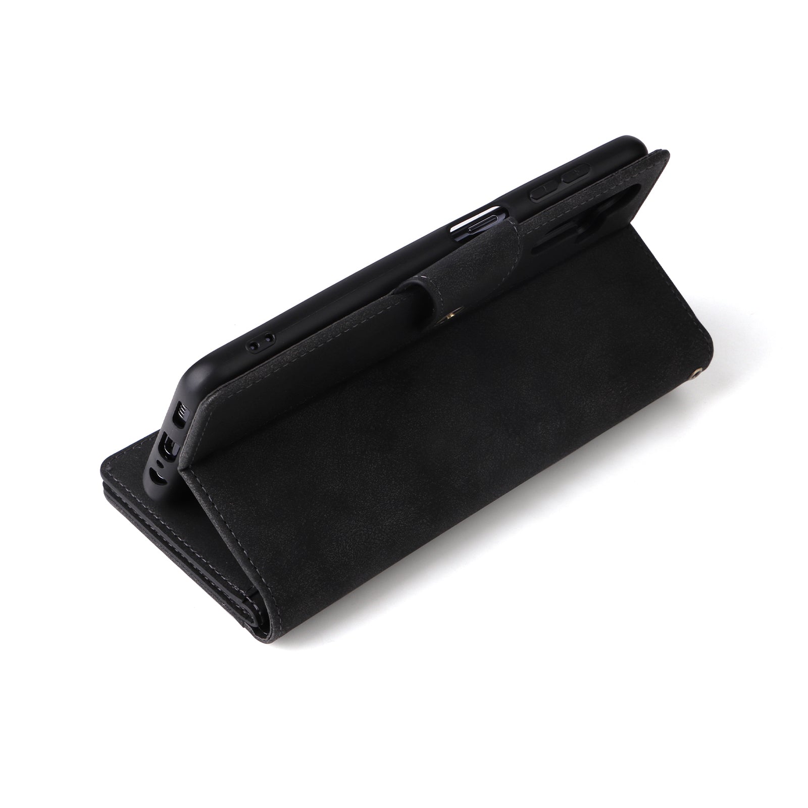 For Samsung Galaxy A35 5G Leather Case Rivet Decor Wallet Flip Phone Cover