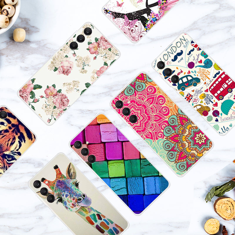 For Samsung Galaxy A25 5G (Global) (161.0 x 76.5 x 8.3mm) Case TPU Phone Cover Pattern Printing