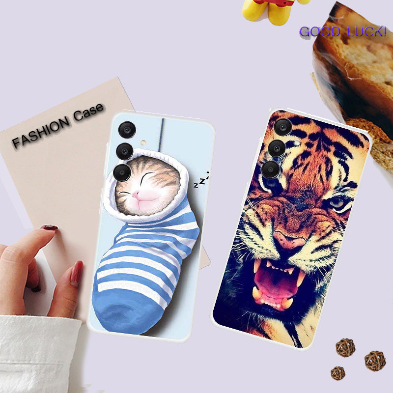 For Samsung Galaxy A25 5G (Global) (161.0 x 76.5 x 8.3mm) Case TPU Phone Cover Pattern Printing