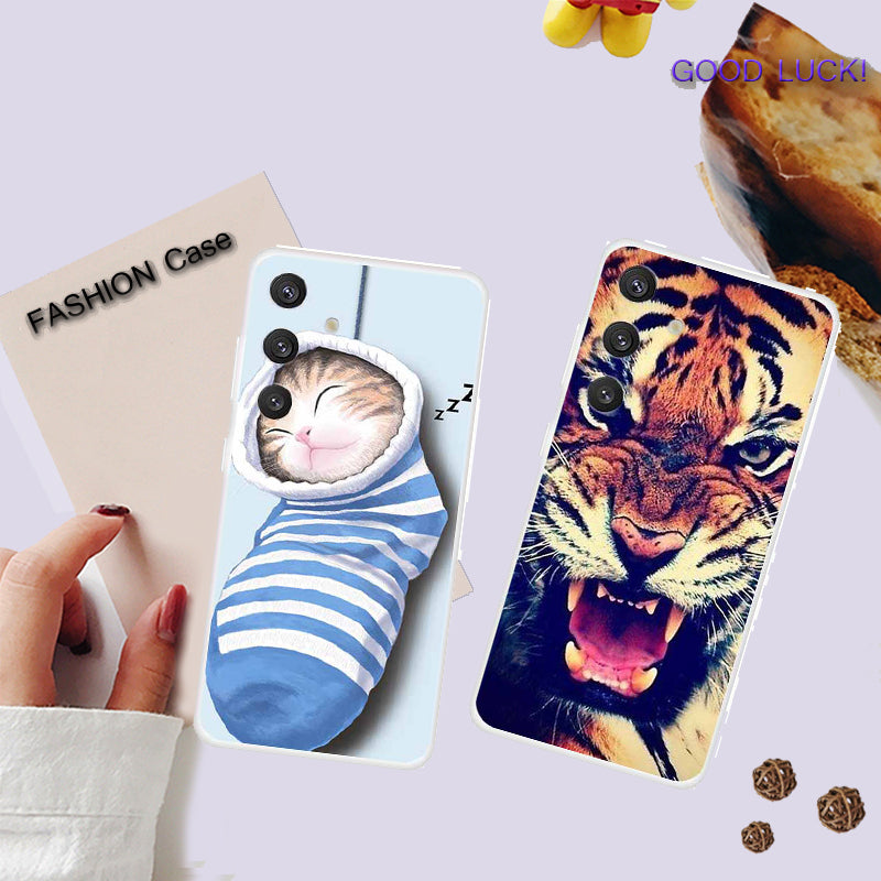 For Samsung Galaxy S24+ Case TPU Protective Phone Cover Pattern Printing