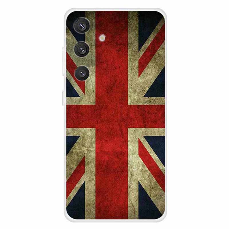 For Samsung Galaxy S24+ Case TPU Protective Phone Cover Pattern Printing