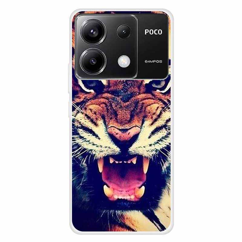 For Xiaomi Redmi Note 13 Pro 5G / Poco X6 5G Case Pattern Printing TPU Slim Phone Cover