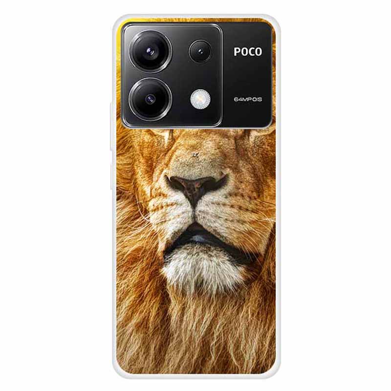 For Xiaomi Redmi Note 13 Pro 5G / Poco X6 5G Case Pattern Printing TPU Slim Phone Cover