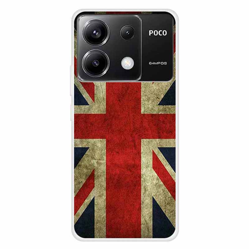 For Xiaomi Redmi Note 13 Pro 5G / Poco X6 5G Case Pattern Printing TPU Slim Phone Cover
