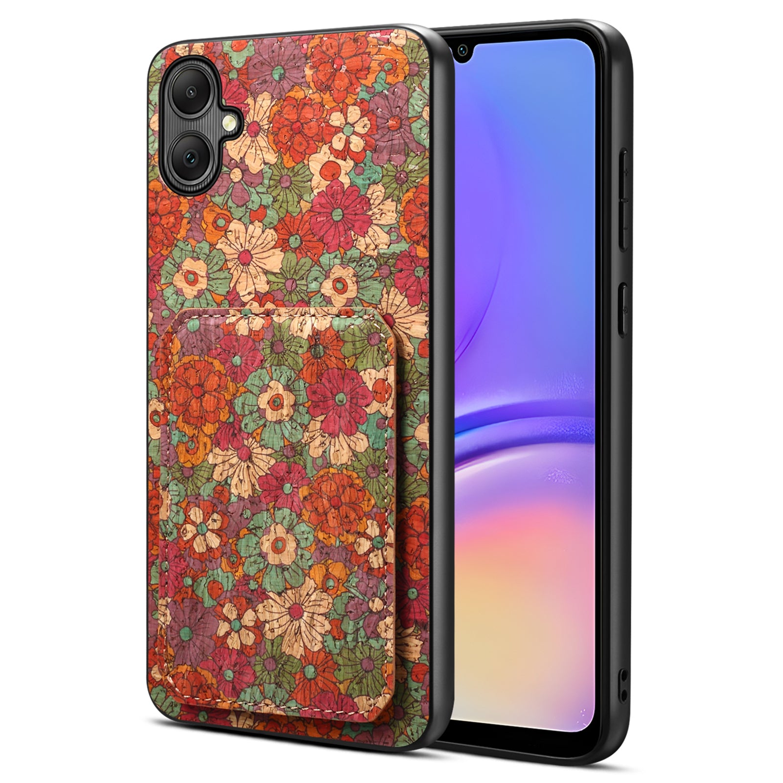 For Samsung Galaxy A05 4G Leather Case Kickstand Card Slot Phone Cover