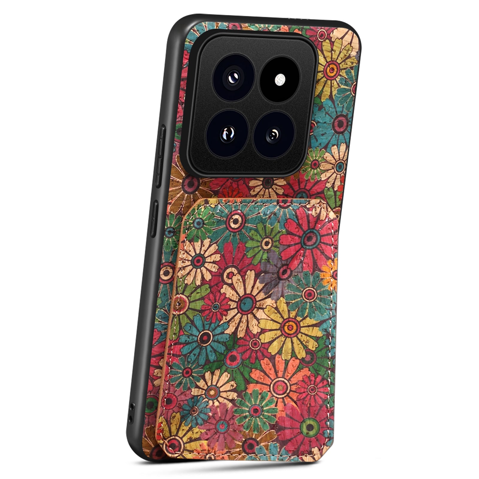 For Xiaomi 14 Pro Cell Phone Case Kickstand Card Holder Leather Drop Protection Cover