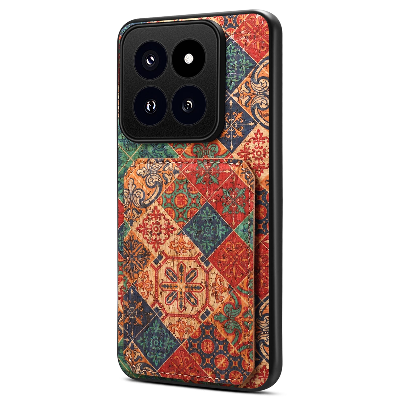 For Xiaomi 14 Pro Cell Phone Case Kickstand Card Holder Leather Drop Protection Cover