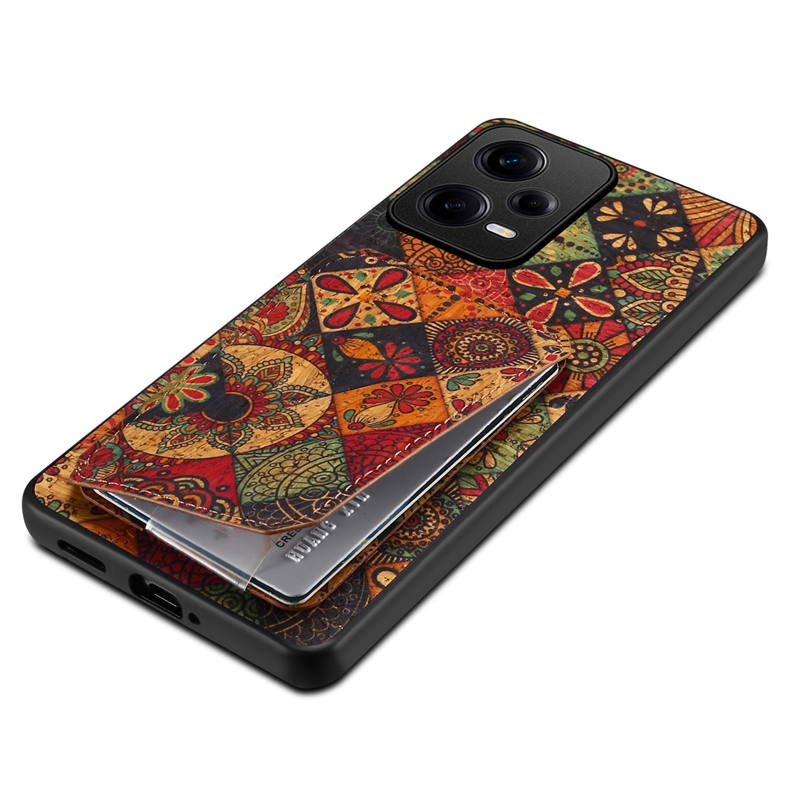 For Xiaomi Redmi Note 12 Pro 5G Leather Case Card Holder Shockproof Phone Back Cover