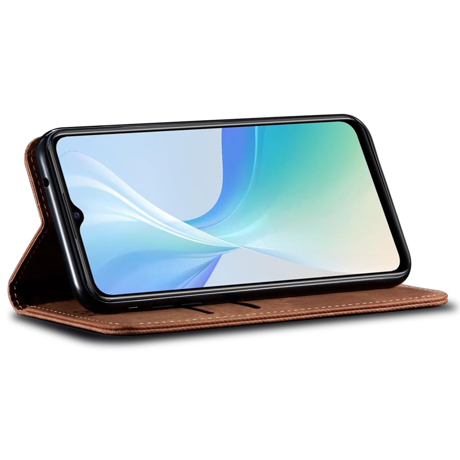 For vivo iQOO Neo9 5G / Neo9 Pro 5G Case Bump Proof Leather+TPU Stand View Phone Cover