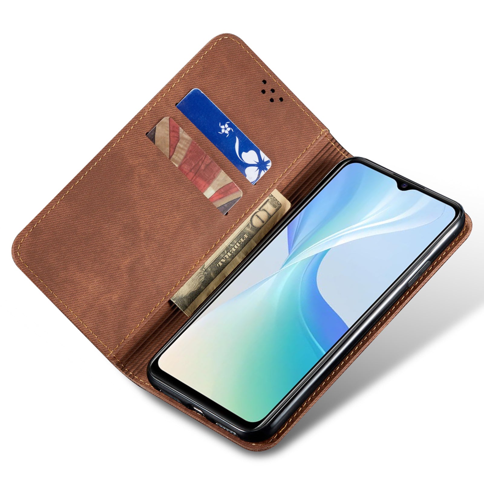 For vivo iQOO Neo9 5G / Neo9 Pro 5G Case Bump Proof Leather+TPU Stand View Phone Cover
