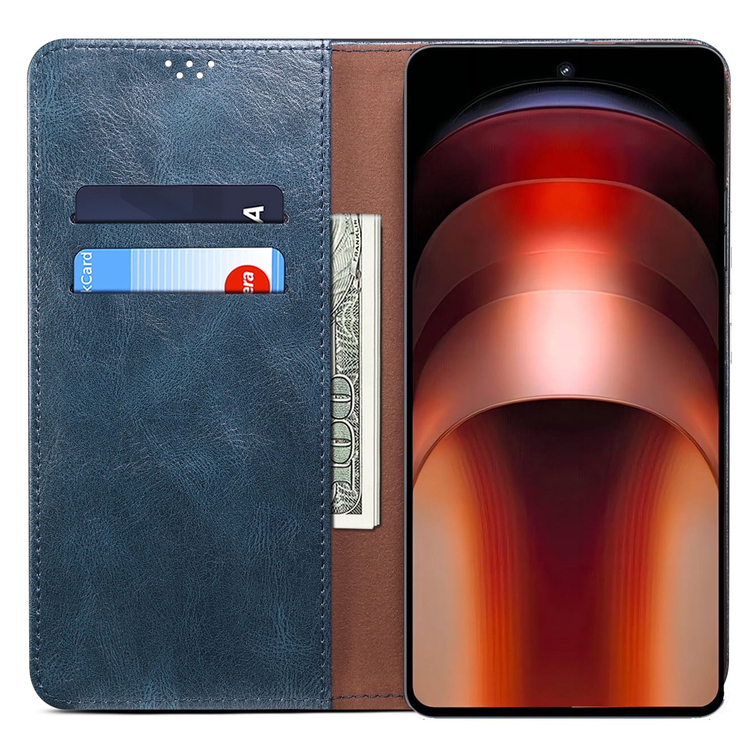 For vivo iQOO Neo9 5G / Neo9 Pro 5G Wallet Case Leather Magnetic Closing Smart Phone Cover