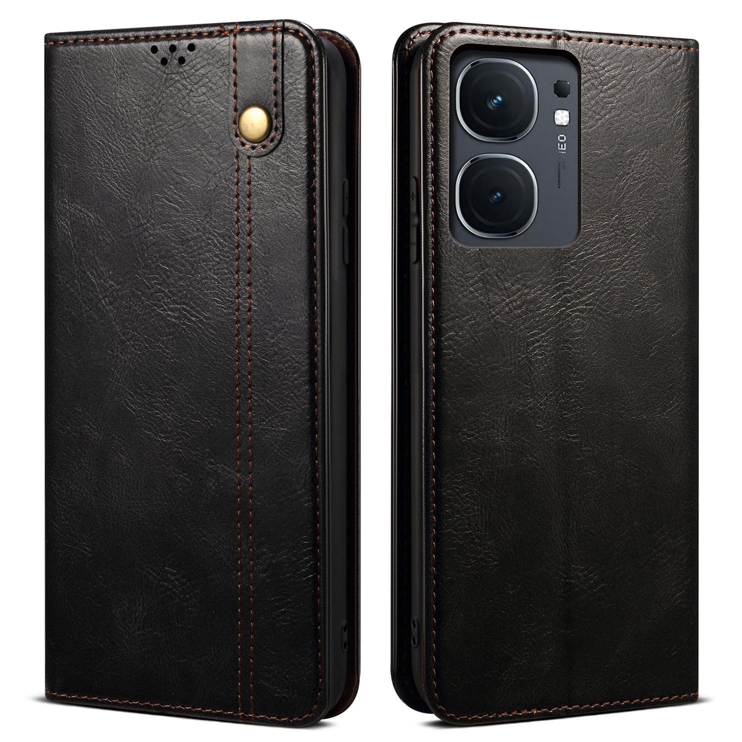 For vivo iQOO Neo9 5G / Neo9 Pro 5G Wallet Case Leather Magnetic Closing Smart Phone Cover
