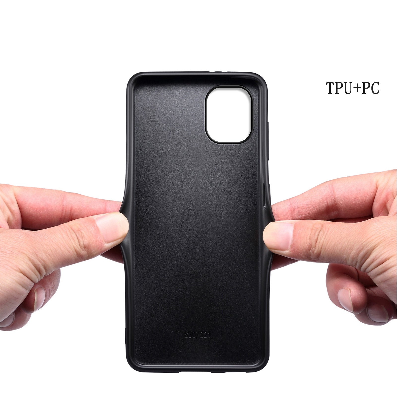 For iPhone 11 Shockproof Case PU+PC+TPU Phone Cover with Crocodile Texture