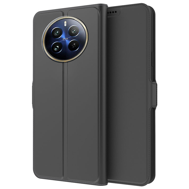 For Realme 12 Pro 5G / 12 Pro+ 5G Case PU Leather Shockproof TPU Stand Phone Cover