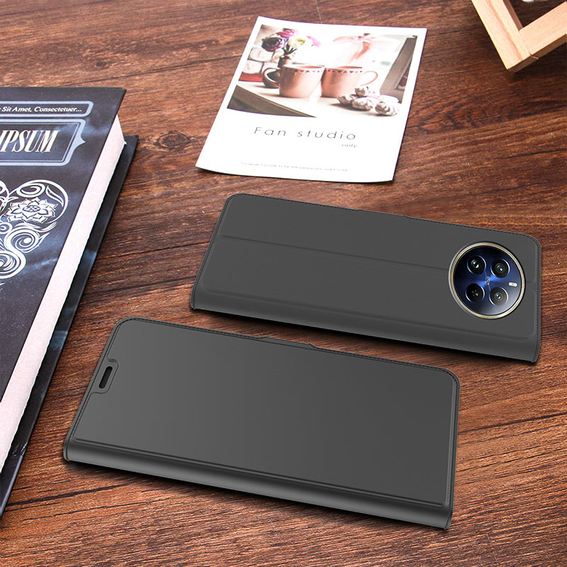 For Realme 12 Pro 5G / 12 Pro+ 5G Case PU Leather Shockproof TPU Stand Phone Cover