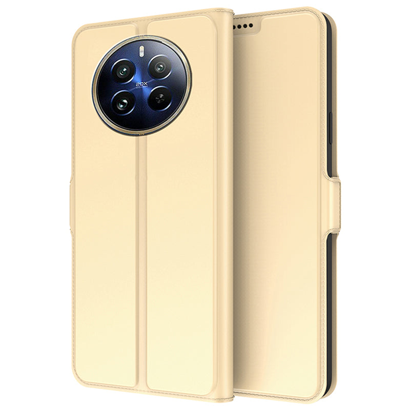 For Realme 12 Pro 5G / 12 Pro+ 5G Case PU Leather Shockproof TPU Stand Phone Cover