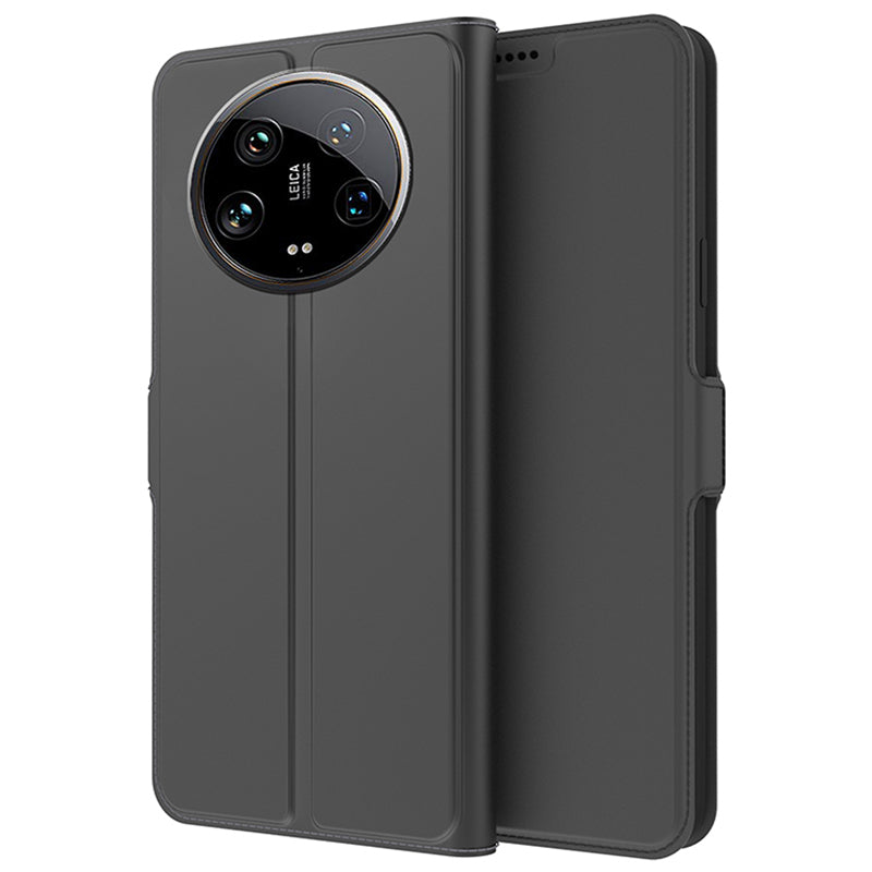 For Xiaomi 14 Ultra Case TPU Inner Shell Card Holder Leather Stand Phone Cover
