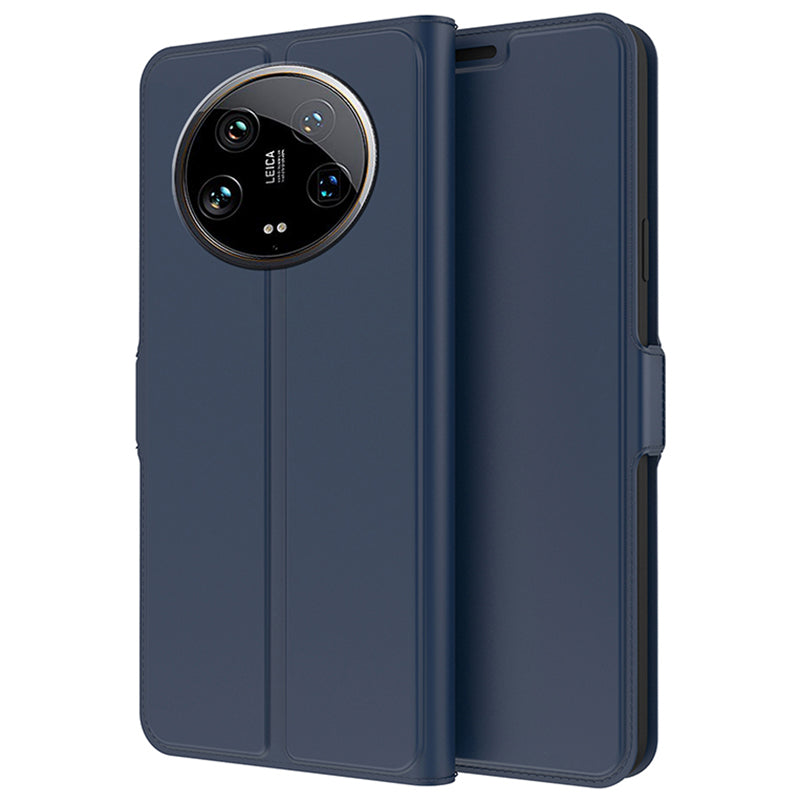 For Xiaomi 14 Ultra Case TPU Inner Shell Card Holder Leather Stand Phone Cover