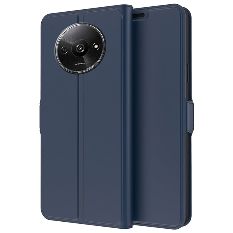 For Xiaomi Redmi A3 / Poco C61 4G Leather Case Card Holder Folding Stand Phone Cover