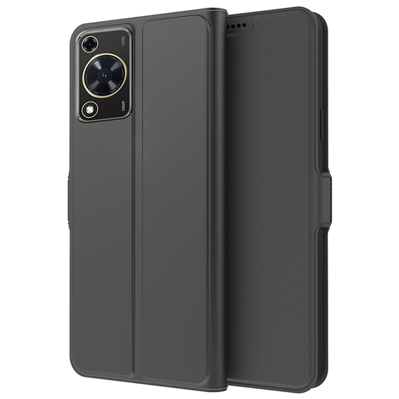 For Huawei nova Y72 4G / Enjoy 70 Case Card Holder Viewing Stand PU Leather Phone Cover