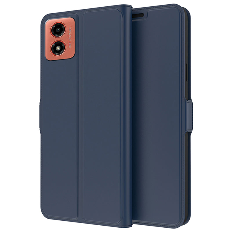 For Motorola Moto G04 4G Cell Phone Cases Shock Absorbing Card Holder PU Leather Cover