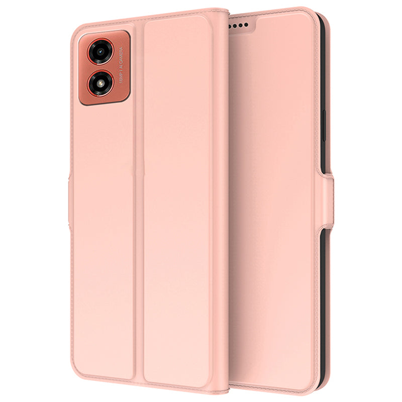 For Motorola Moto G04 4G Cell Phone Cases Shock Absorbing Card Holder PU Leather Cover