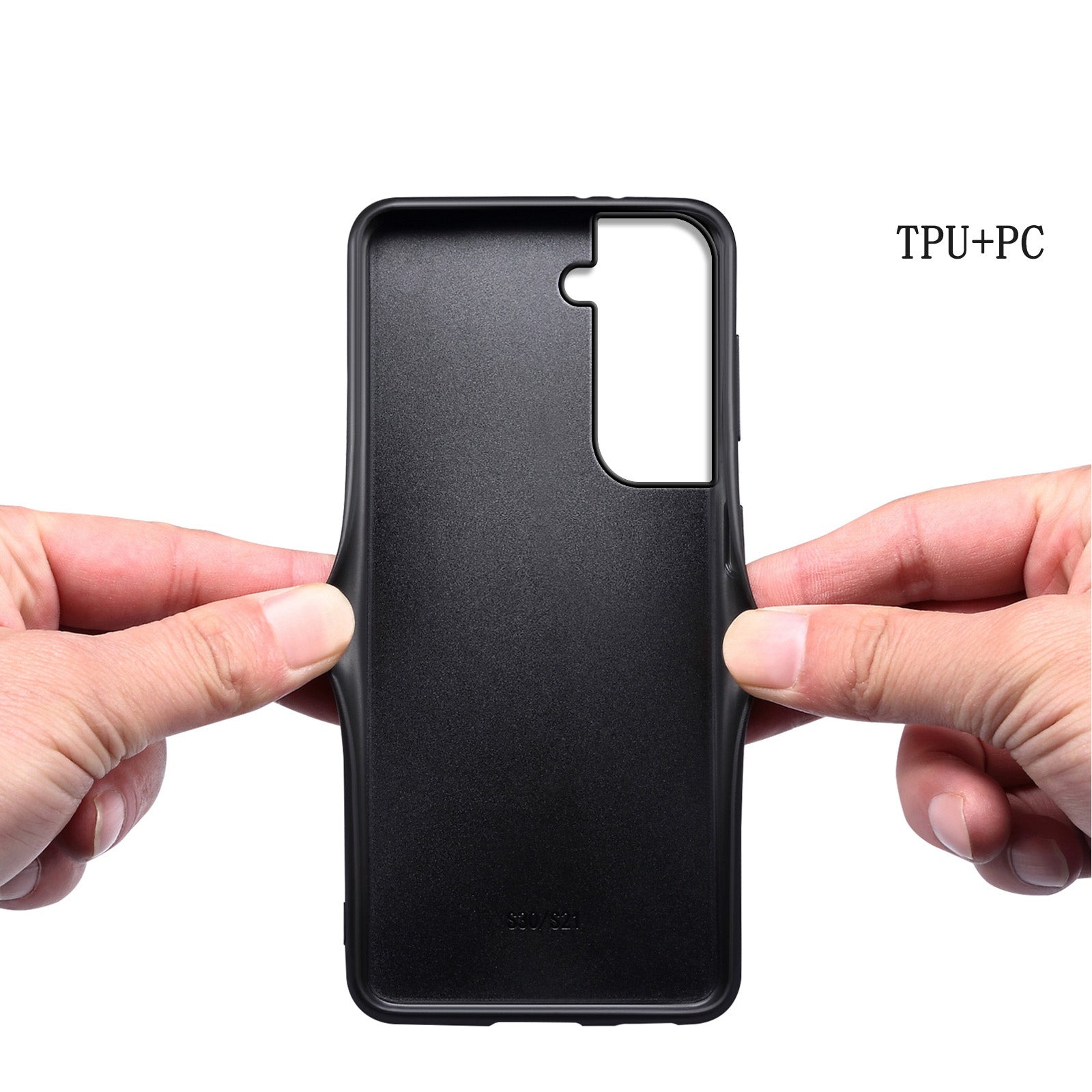 For Samsung Galaxy S21 FE 5G Cases Crocodile Textured Leather Covered Hybrid Phone Case