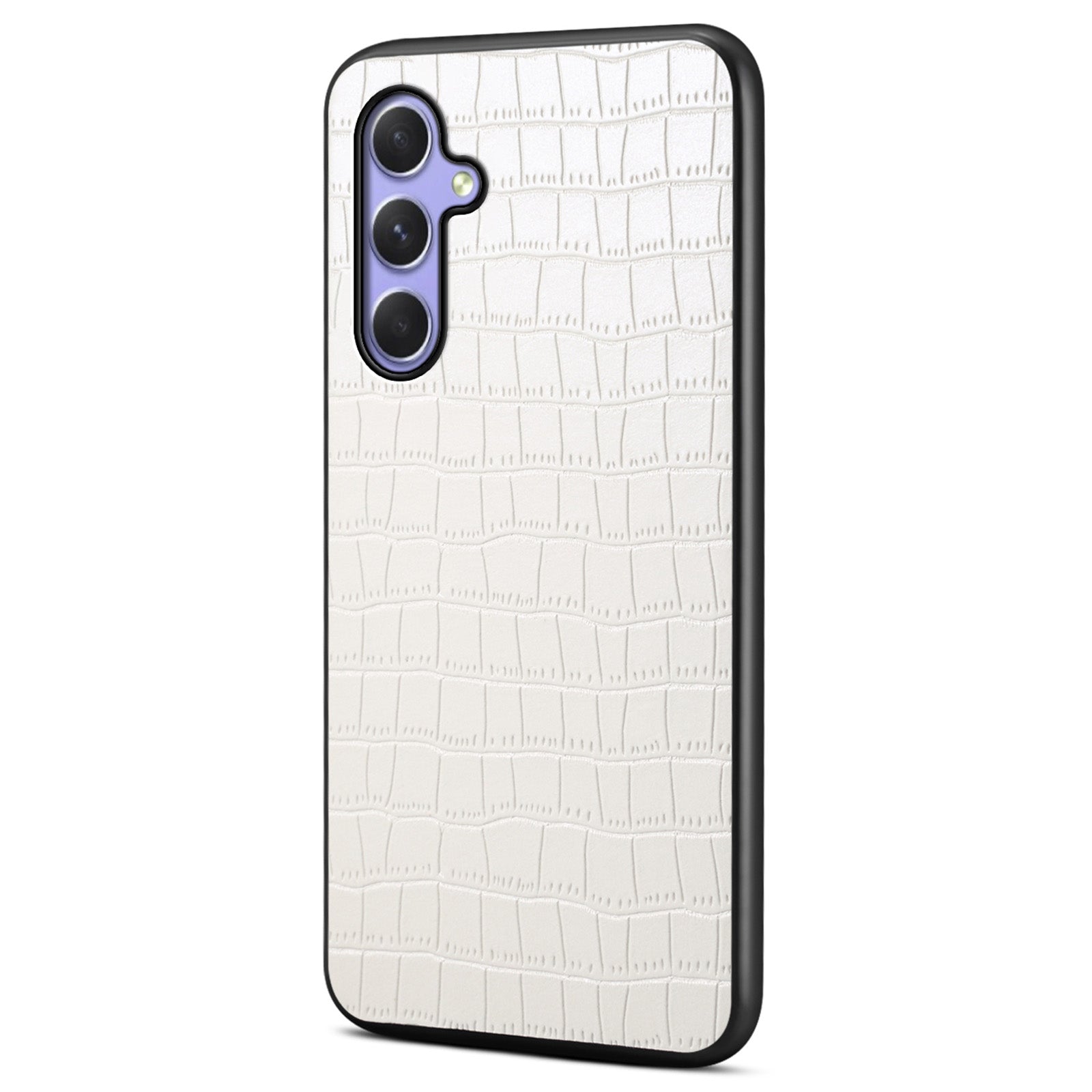 For Samsung Galaxy A55 5G Protective Cases Crocodile Textured Hybrid Phone Case