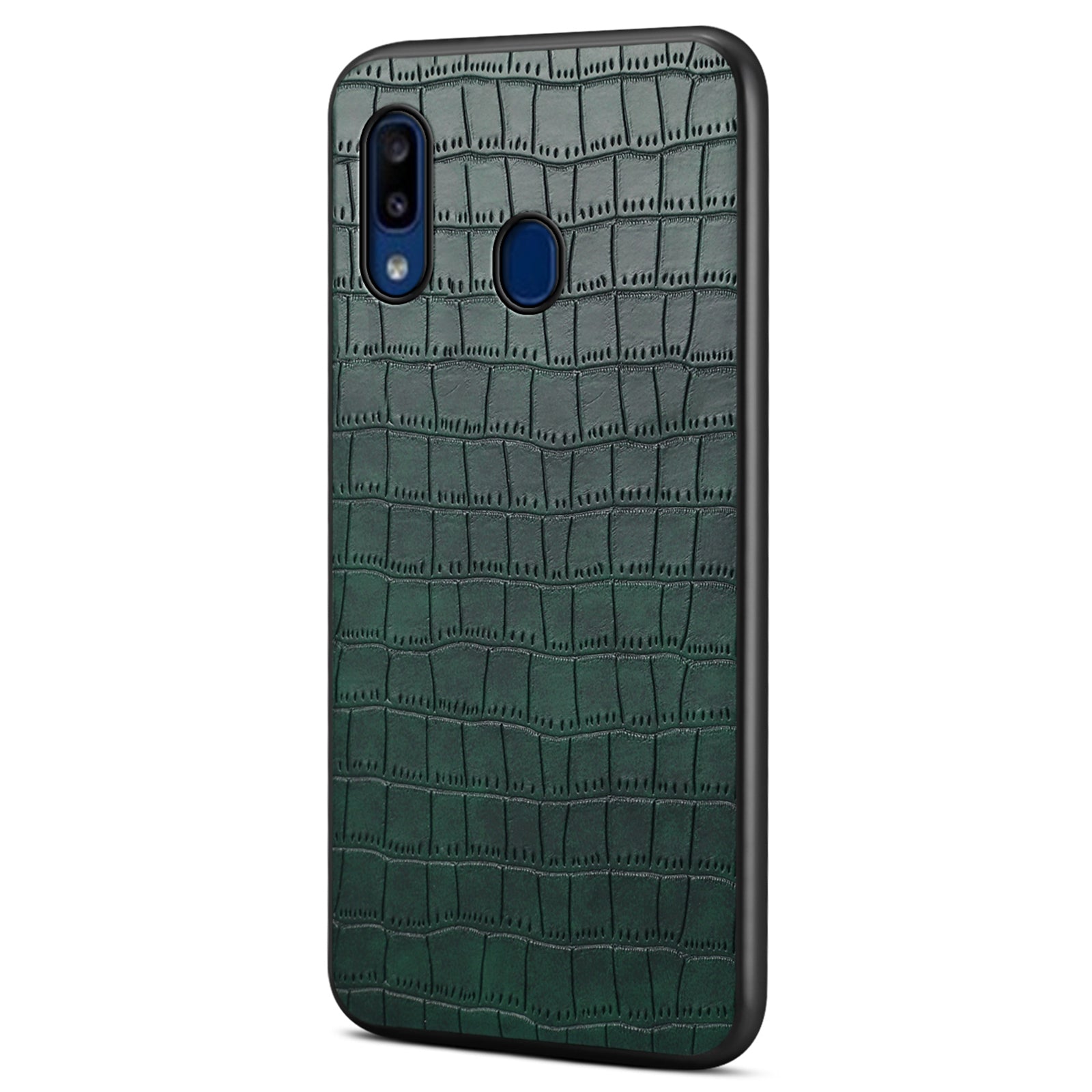 For Samsung Galaxy A20 / A30 Cases Crocodile Textured PU+PC+TPU Phone Cover