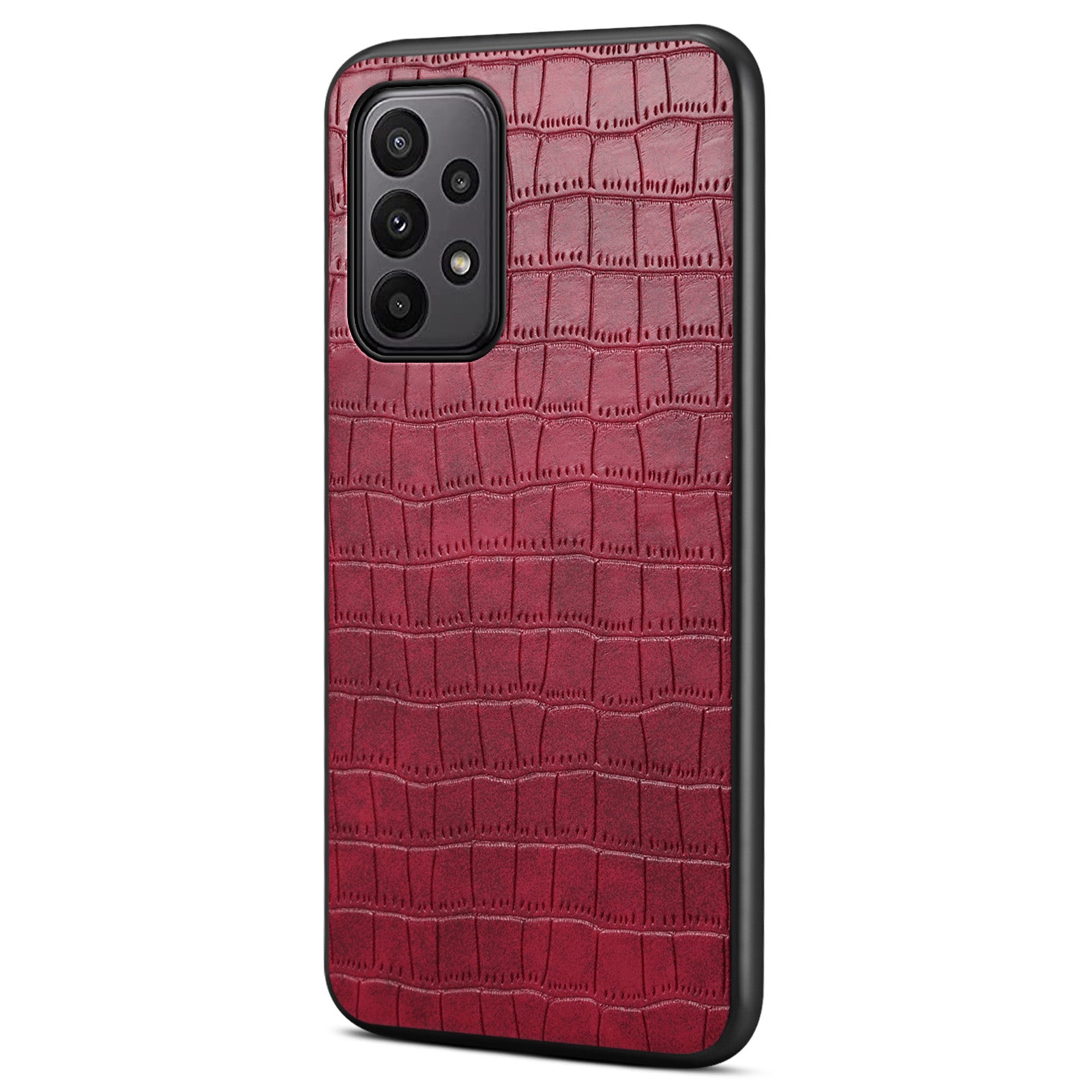 For Samsung Galaxy A23 4G / A23 5G (Global Version) Cases Crocodile Textured Leather Hybrid Phone Protector