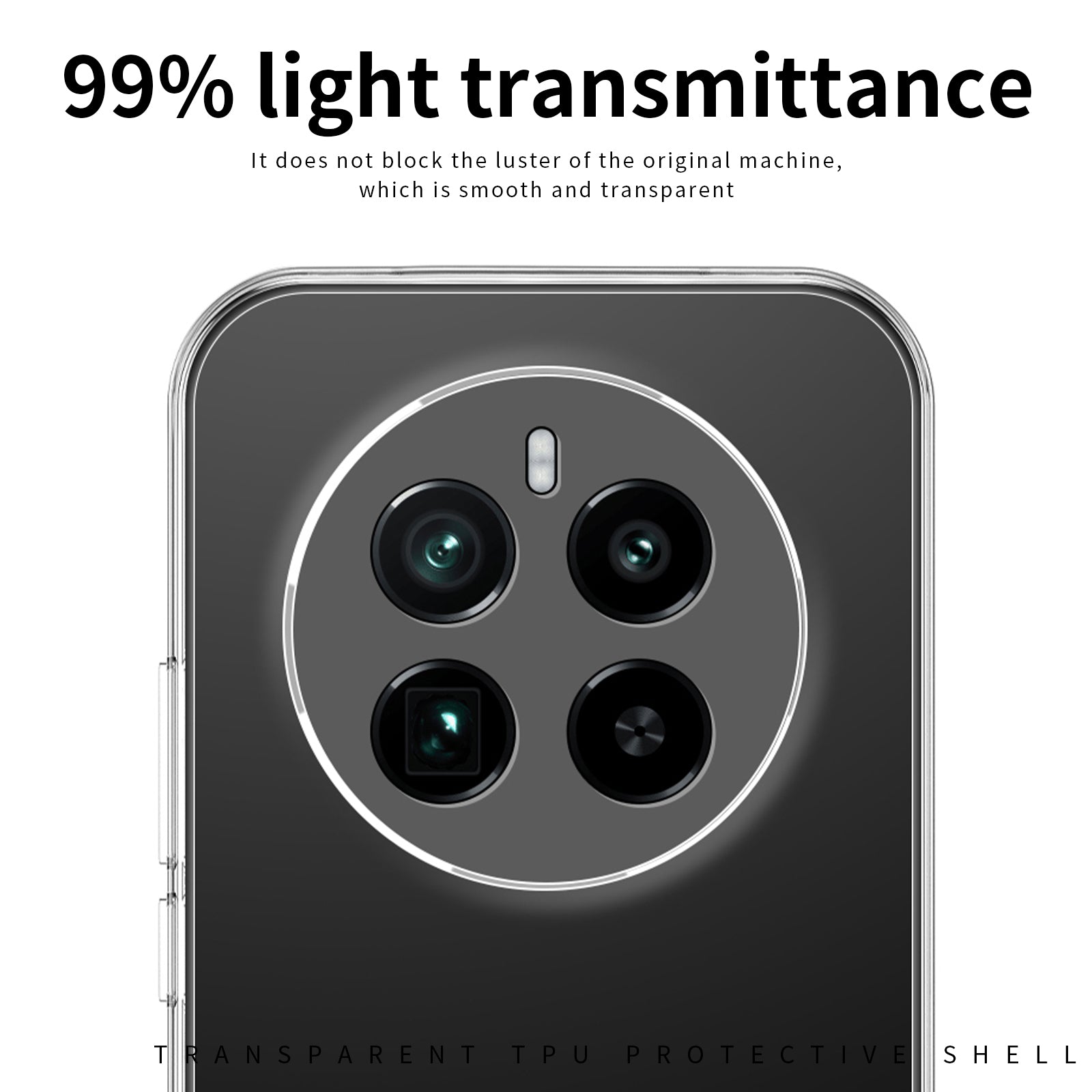 MOFI For Realme 12 Pro 5G / 12 Pro+ 5G Clear Case Scratch Resistant Soft TPU Phone Cover