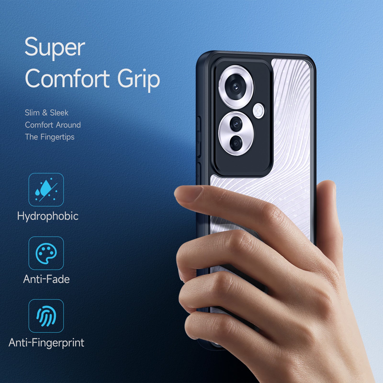 DUX DUCIS Aimo Series For Oppo Reno11 F 5G / F25 Pro 5G Case TPU+PC Shockproof Shell Back Cover (REACH Certification)