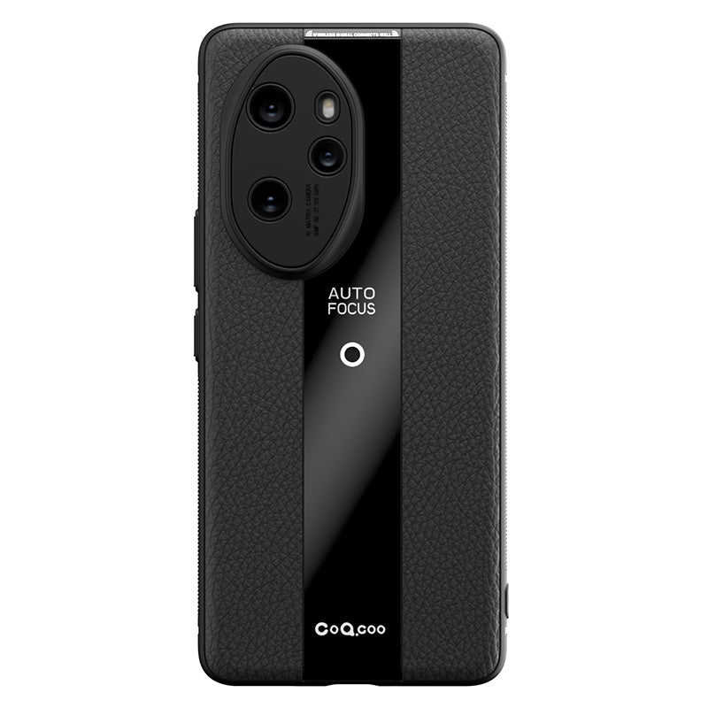 Q.COO Phone Case for Honor 100 5G Cover PU Leather+TPU+Acrylic Reinforced Corners Shell