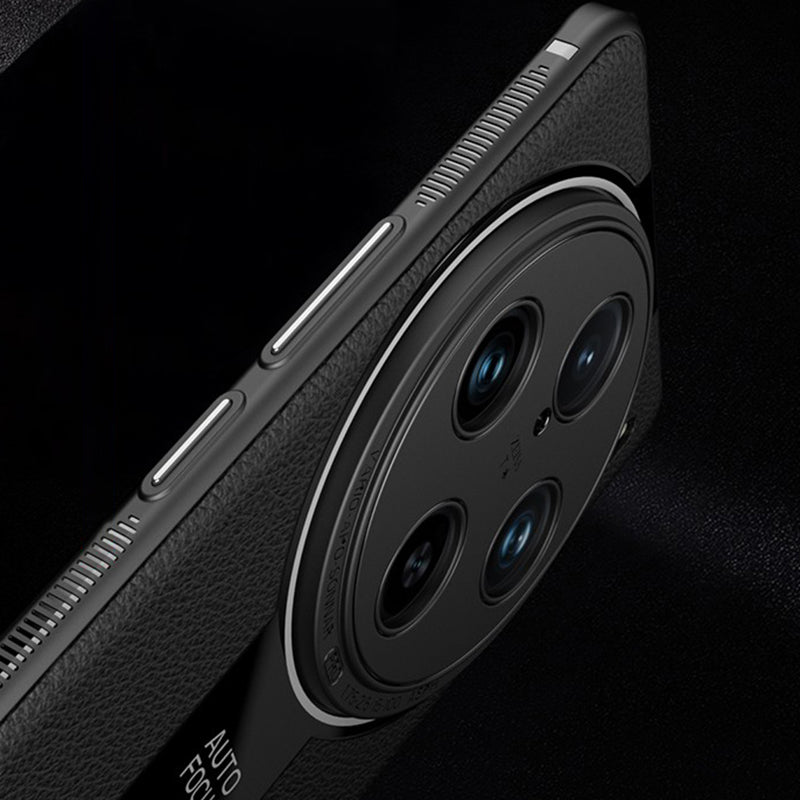 Q.COO For vivo X100 Pro 5G Cell Phone Case PU Leather+TPU+Acrylic Anti-slip Back Cover