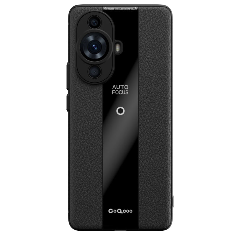 Q.COO For Huawei nova 11 Pro / nova 11 Ultra Case Non-slip TPU+Acrylic+Leather Phone Protector