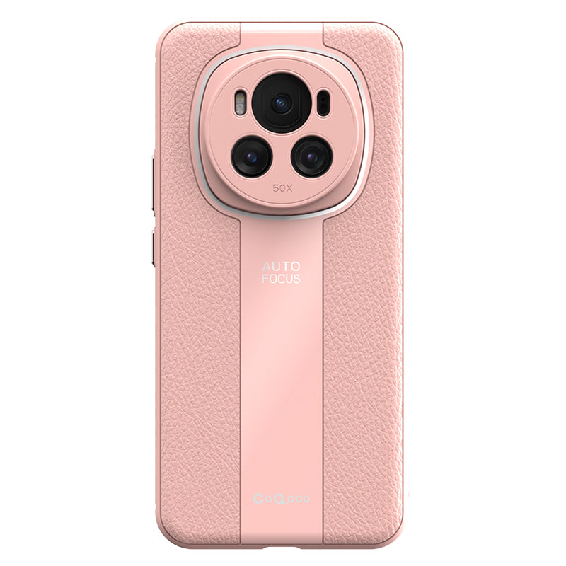 Q.COO For Honor Magic6 5G Case PU Leather+TPU+Acrylic Mobile Phone Back Cover