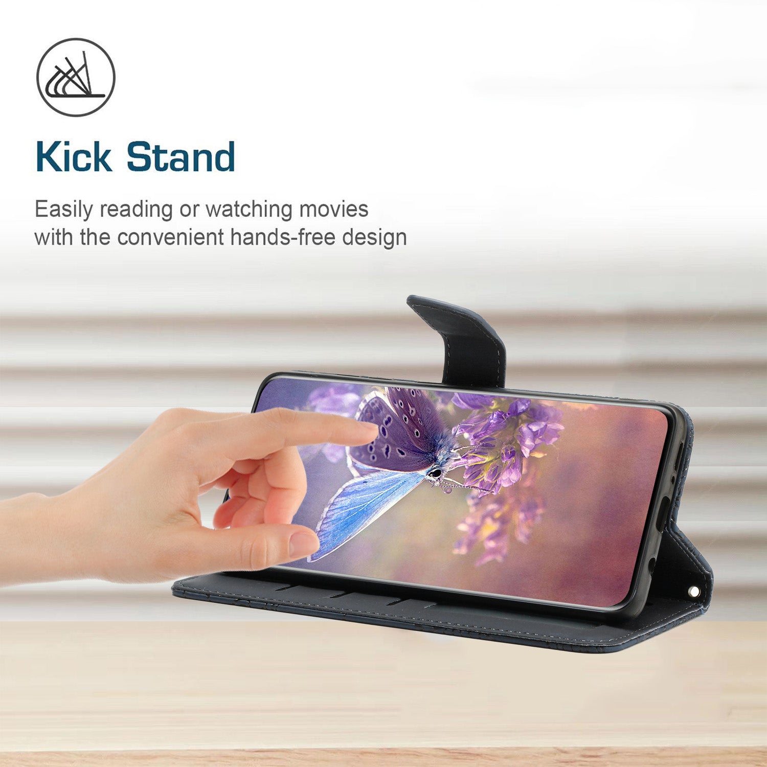 HT03 For Realme 12 Pro 5G / 12 Pro+ 5G Case with Wrist Strap PU Leather Wallet Phone Cover