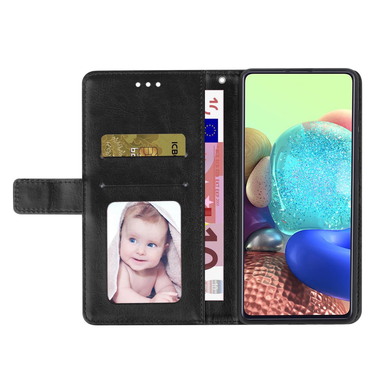 HT01 For Oppo Reno11 F 5G / F25 Pro 5G Case PU Leather Wallet Protective Phone Cover