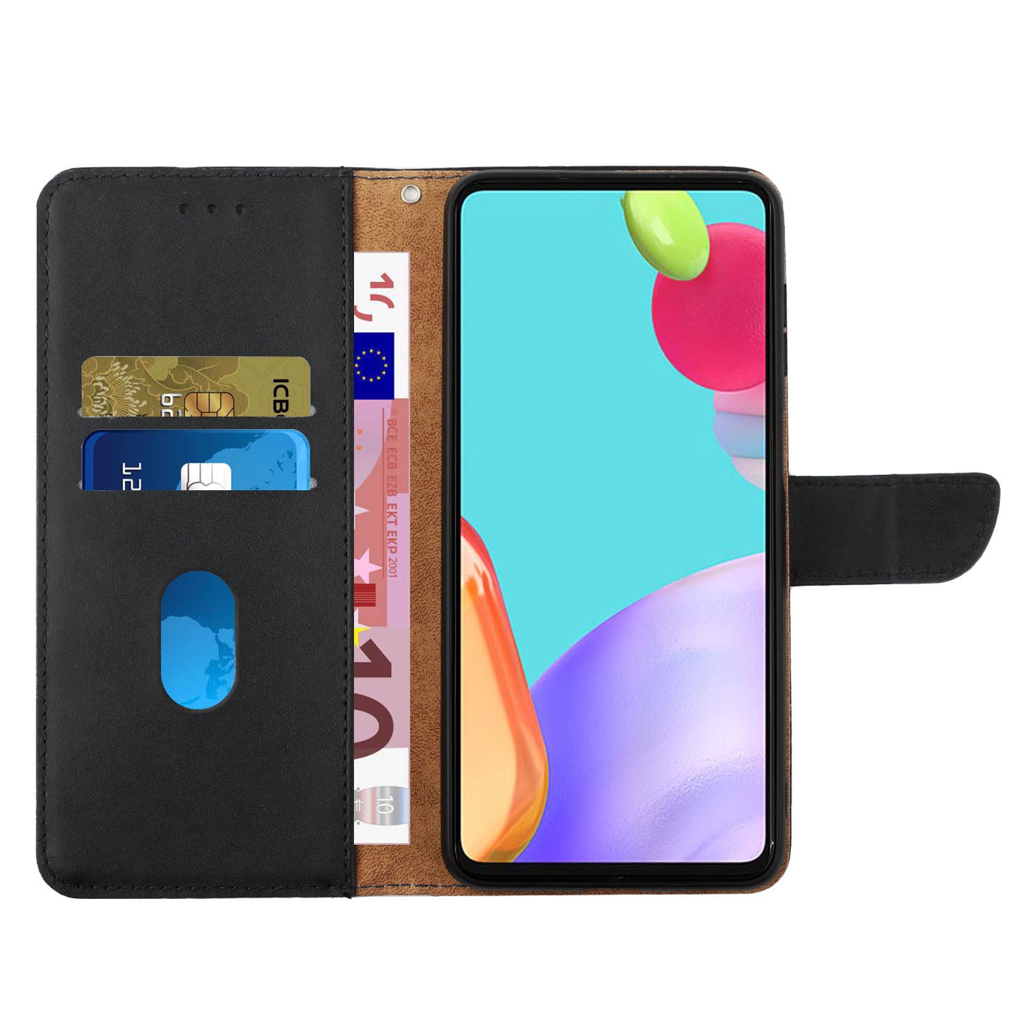 HT02 For Oppo Reno11 F 5G / F25 Pro 5G Case Genuine Cow Leather Solid Color Phone Cover
