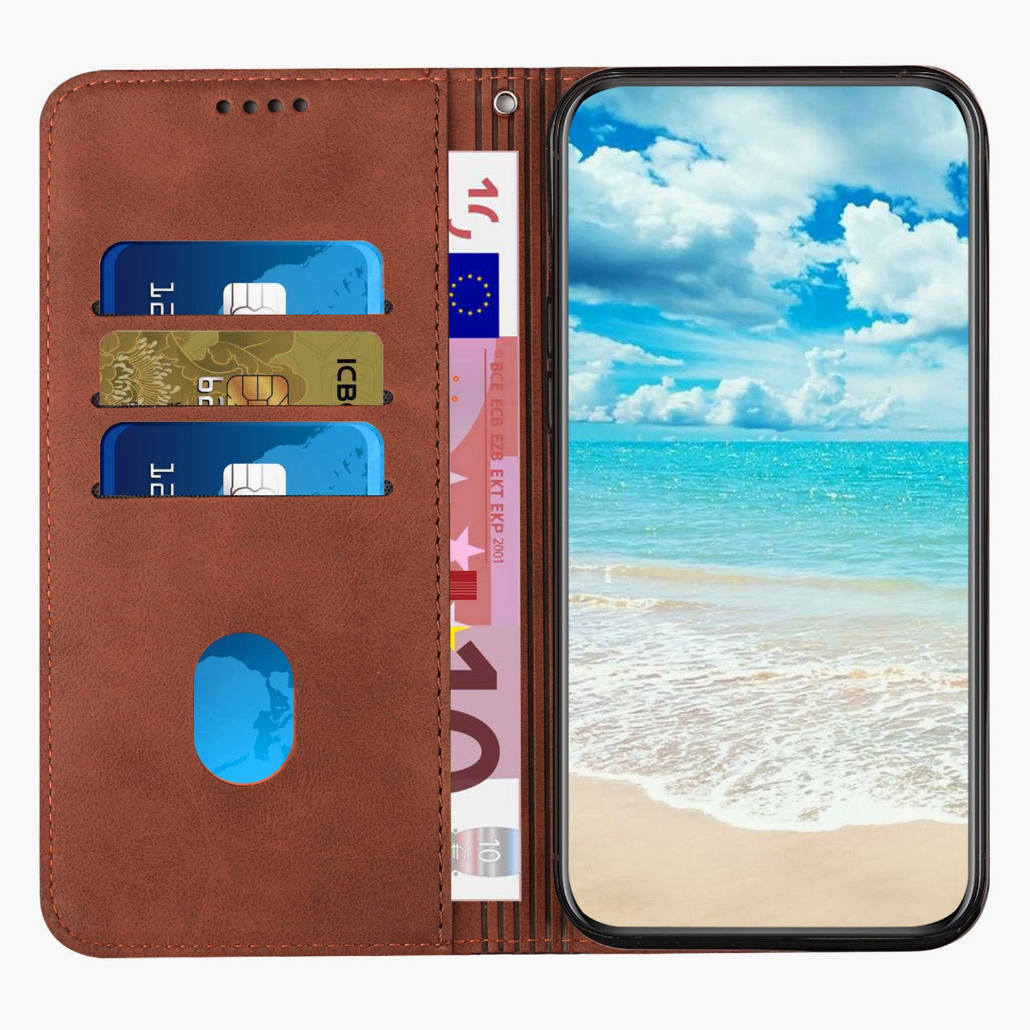 For Oppo Reno11 Pro 5G (Global) / Reno11 (China) 5G Magnetic Case PU Leather Imprinted Phone Wallet Cover