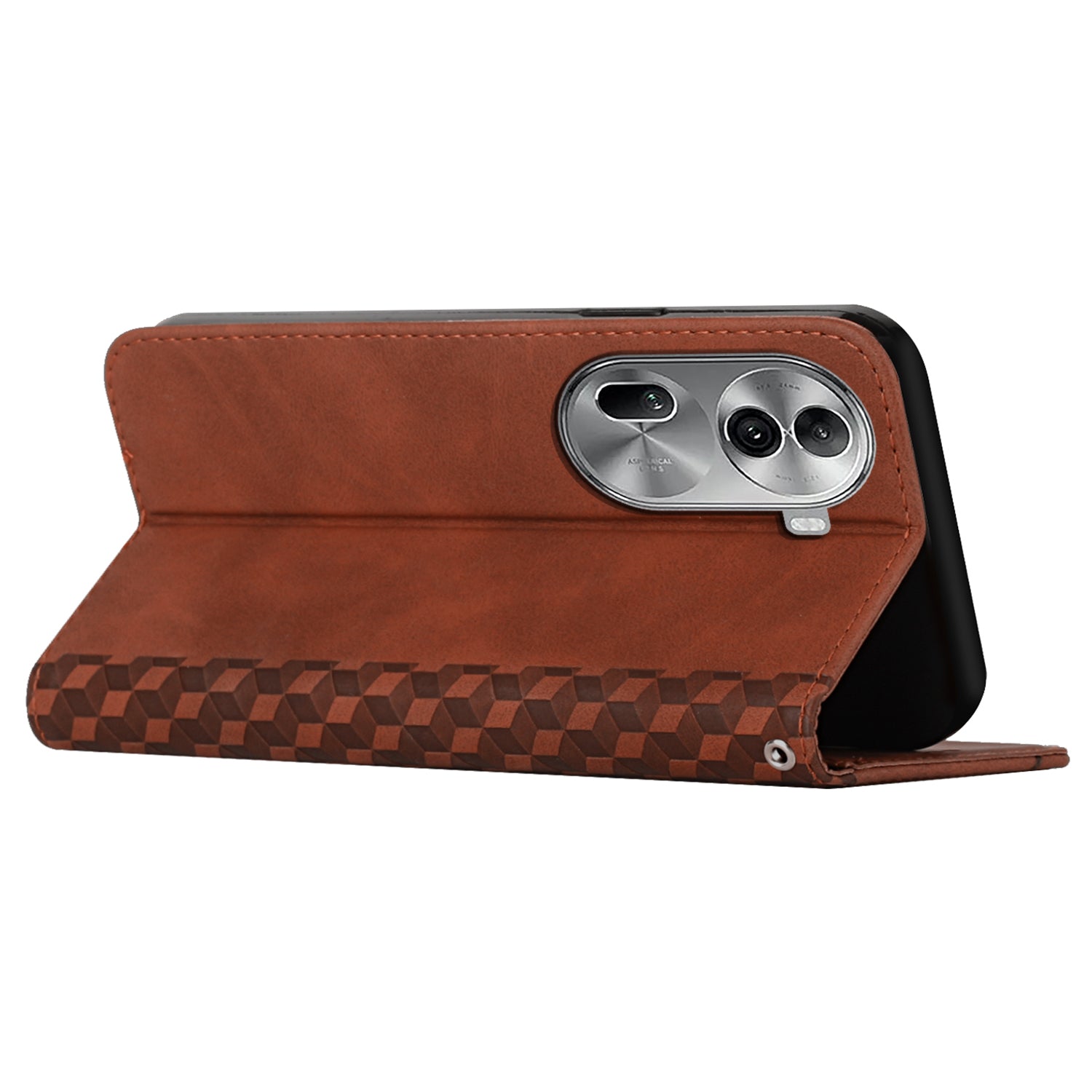 For Oppo Reno11 Pro 5G (Global) / Reno11 (China) 5G Magnetic Case PU Leather Imprinted Phone Wallet Cover