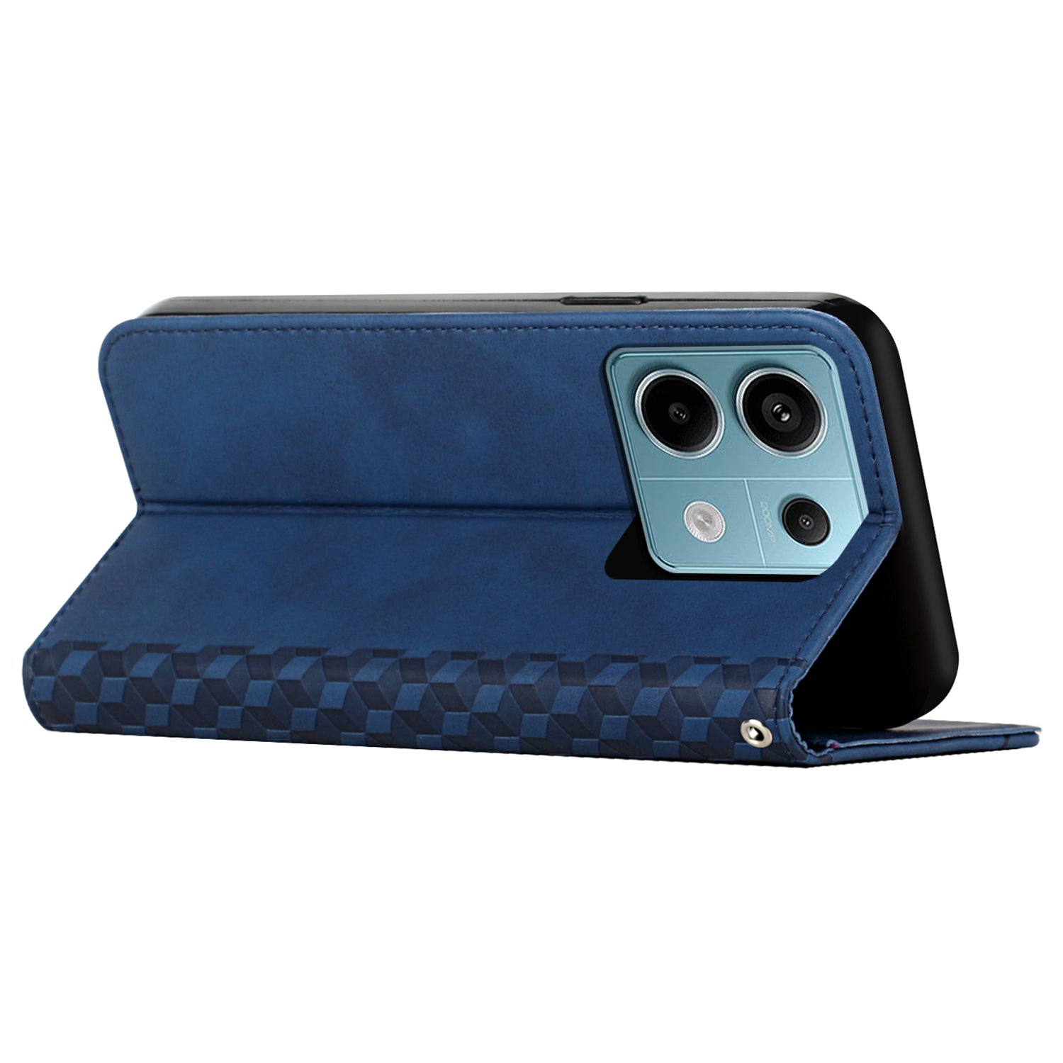 For Xiaomi Redmi Note 13 Pro 4G / Poco M6 Pro 4G Magnetic Phone Case Skin-touch PU Leather Card Slots Cover